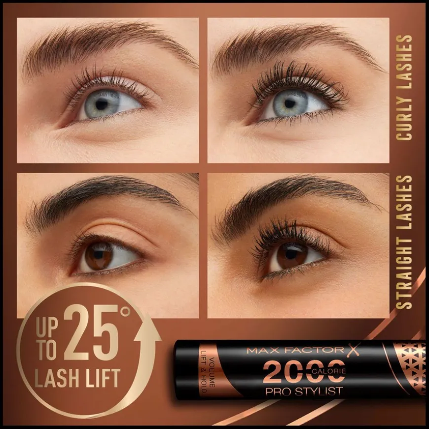 2000 Calorie Pro Stylist Mascara Black 9ml
