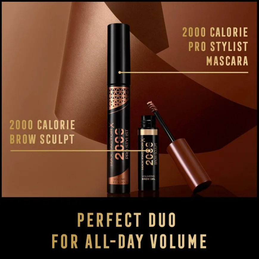 2000 Calorie Pro Stylist Mascara Black 9ml