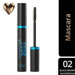 2000 Calorie Waterproof Mascara 9 ml – Black Brown