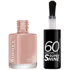 60 Seconds Super Shine Nail Polish #500 Caramel Cupcake 8ml