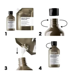 Absolut Repair Molecular Shampoo Refill 500ml