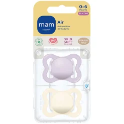 Air Silicone 0-6m Pink 2pcs