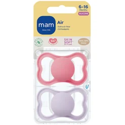 Air Silicone 6-16m Pink 2pcs