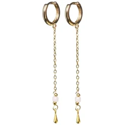 Alda Chain Hoop Earrings
