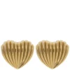 Ane Shell Heart Statement Earring Stainless Steel