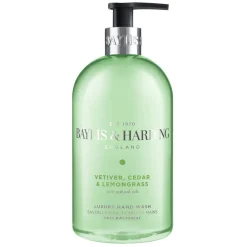 Anti Bacterial Vetiver Cedar & Lemongrass Hand Wash 500ml