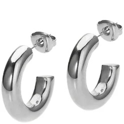 Aura Hoops Small Steel 19mm