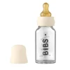 Baby Glass Bottle Complete Set Latex Ivory 110ml