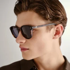 Bandwagon Matte Tortoise With Polarised Smoke Mono Lens