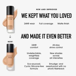 BAREPRO 24H Matte Comfort Liquid Foundation Light 21 Cool 30ml