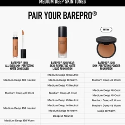 BarePRO 24H Skin-Perfecting Pressed Powder Medium 35 Cool