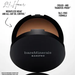 BarePRO 24H Skin-Perfecting Pressed Powder Medium Deep 40 Cool