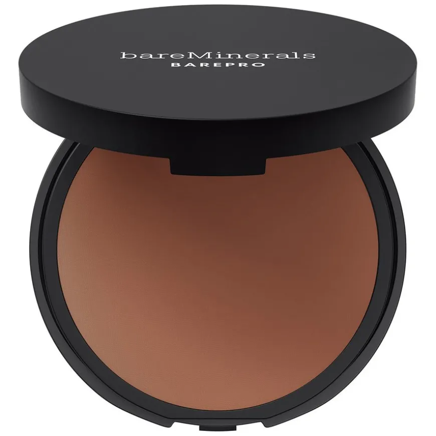 BarePro 16hr Skin-Perfecting Powder Foundation Deep 55 Neutral 8g
