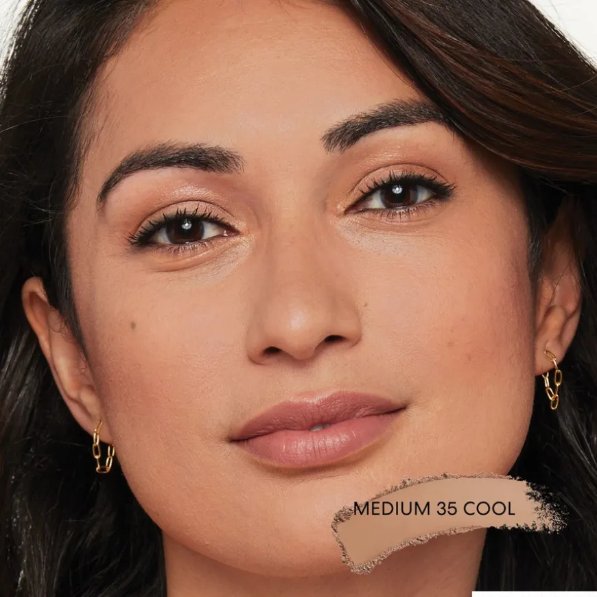 BarePro 16hr Skin-Perfecting Powder Foundation Medium 35 Cool 8g