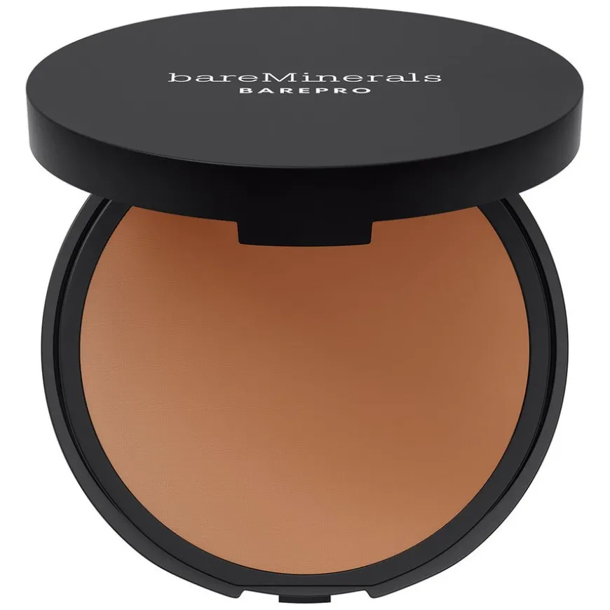 BarePro 16hr Skin-Perfecting Powder Foundation Medium Deep 45 Neutral 8g