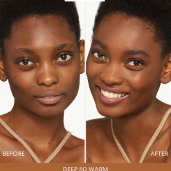 BarePro 16hr Skin-Perfecting Powder Foundation Deep 50 Warm 8g