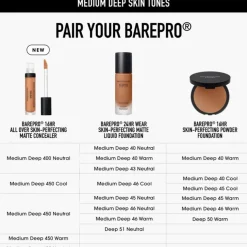 BarePro 16HR Wear All Over Skin-Perfecting Matte Concealer Medium Deep 400 Neutral 7,5ml