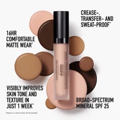 BarePro 16HR Wear All Over Skin-Perfecting Matte Concealer Medium Deep 450 Warm 7,5ml