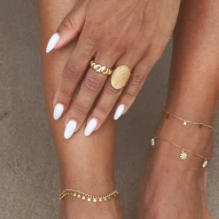 Bea Croissant Ring Stainless Steel