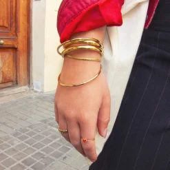 Bea Croissant Ring Stainless Steel