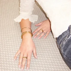 Bea Croissant Ring Stainless Steel