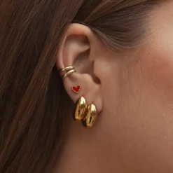 Bea Croissant Ring Stainless Steel