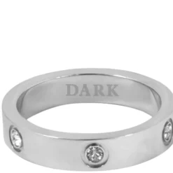 Big Dot Ring Silver Size 2