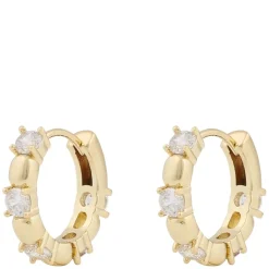 Billie Ring Earring Gold/Clear