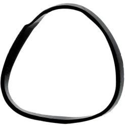 Black Flexi Elastic Hair Bands 100pcs