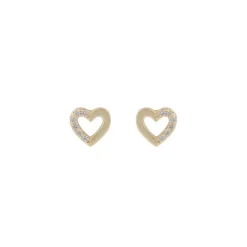Brooklyn Small Earring Gold/Clear Onesize