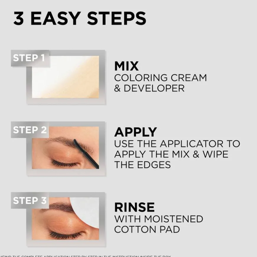 Brow Color Kit Semi-Permanent Eyebrow Color 5.0 Brunette 30ml