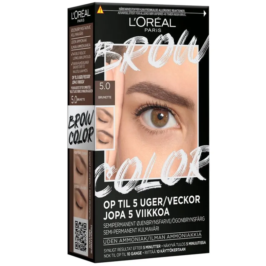 Brow Color Kit Semi-Permanent Eyebrow Color 5.0 Brunette 30ml