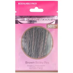 Brown Bobby Pins 50pcs
