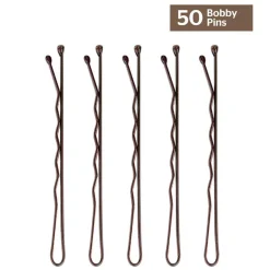 Brown Bobby Pins 50pcs