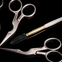 Browshaping Scissors And Brush