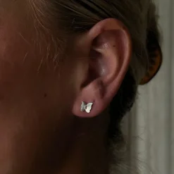 Butterfly Studs Silver
