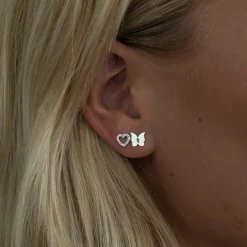 Butterfly Studs Silver