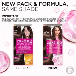 Casting Crème Gloss Semi-Permanent Color 400 Brown