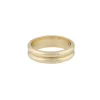 Casual Kim Double Ring Plain Gold S