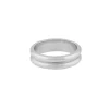 Casual Kim Double Ring Plain Silver L