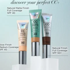 CC+ Cream Natural Matte Foundation For Oily Skin SPF40 Fair 32ml