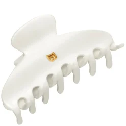 Cellulose Acetate Pince À Cheveux Medium Hairclip White