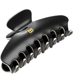 Cellulose Acetate Pince à Cheveux Medium Black/White