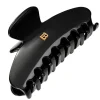 Cellulose Acetate Pince À Cheveux Medium Hairclip Black
