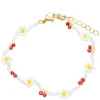 Cherry & Flower Blead Bracelet