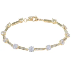 Chicago Bracelet Gold/Clear Onesize