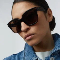 Chloe Dark Brown Sunglasses Strength 0.0 +