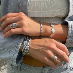 Clara Bracelet Steel 17cm.