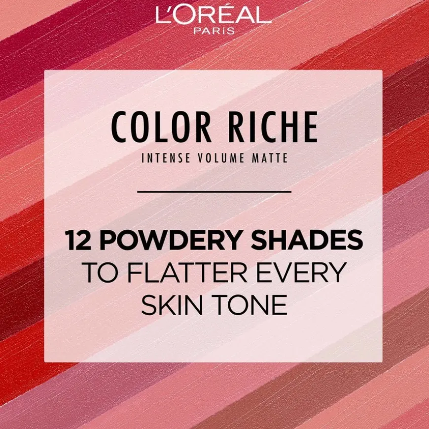 Color Riche Intense Volume Matte Lipstick 100 Pink Worth It 1,8g