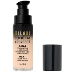 Conceal + Perfect 2-In-1 Foundation + Concealer 01A1 Nude Ivory 30 ml